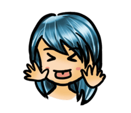 Life with laughten sticker #14452480