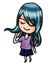 Life with laughten sticker #14452487