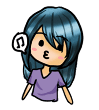 Life with laughten sticker #14452491