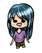 Life with laughten sticker #14452492