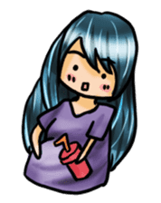 Life with laughten sticker #14452498