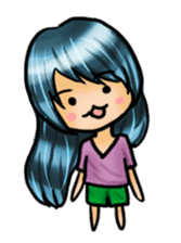 Life with laughten sticker #14452500