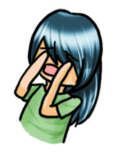 Life with laughten sticker #14452501