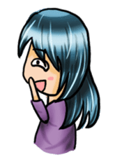 Life with laughten sticker #14452502