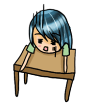 Life with laughten sticker #14452505