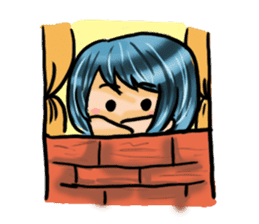 Life with laughten sticker #14452507