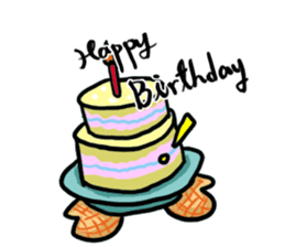 Life with laughten sticker #14452509