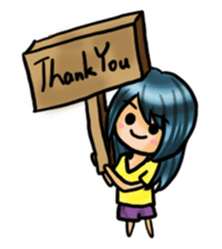 Life with laughten sticker #14452511