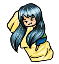 Life with laughten sticker #14452514