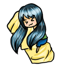 Life with laughten sticker #14452514