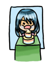 Life with laughten sticker #14452517