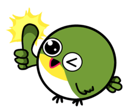 Japanese whiteeye CHIUCHIU part II sticker #14452902
