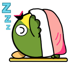 Japanese whiteeye CHIUCHIU part II sticker #14452911