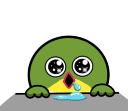 Japanese whiteeye CHIUCHIU part II sticker #14452914