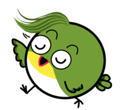 Japanese whiteeye CHIUCHIU part II sticker #14452916