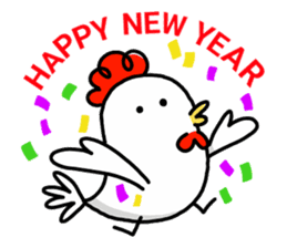 Happy Chinese New Year with JiLi Chicken sticker #14453012