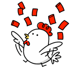 Happy Chinese New Year with JiLi Chicken sticker #14453013