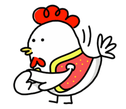 Happy Chinese New Year with JiLi Chicken sticker #14453016