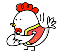 Happy Chinese New Year with JiLi Chicken sticker #14453016