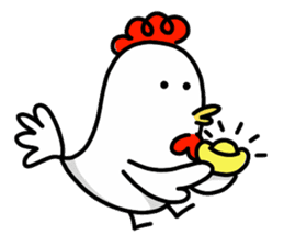 Happy Chinese New Year with JiLi Chicken sticker #14453018