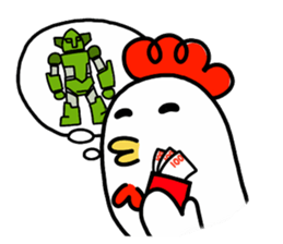 Happy Chinese New Year with JiLi Chicken sticker #14453020