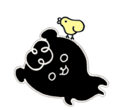 cute cow and horse (Chinese(Traditional) sticker #14453141