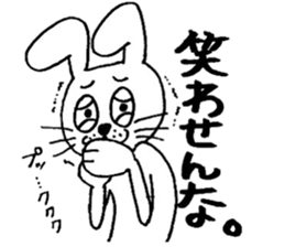 rabbit rabbit rabbit. sticker #14453560