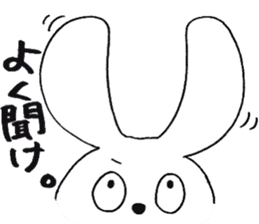 rabbit rabbit rabbit. sticker #14453562