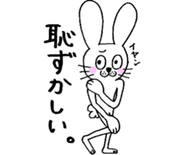 rabbit rabbit rabbit. sticker #14453591