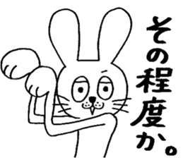 rabbit rabbit rabbit. sticker #14453593
