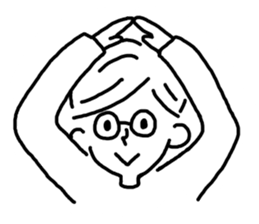 Simple BOY and GIRL Sticker. sticker #14453598