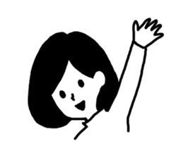 Simple BOY and GIRL Sticker. sticker #14453601