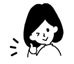 Simple BOY and GIRL Sticker. sticker #14453602