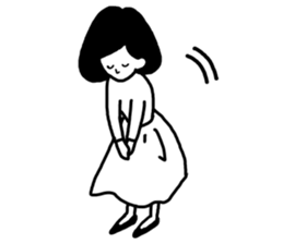 Simple BOY and GIRL Sticker. sticker #14453603