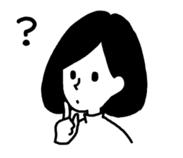 Simple BOY and GIRL Sticker. sticker #14453605