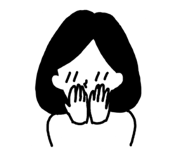 Simple BOY and GIRL Sticker. sticker #14453611