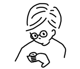 Simple BOY and GIRL Sticker. sticker #14453614