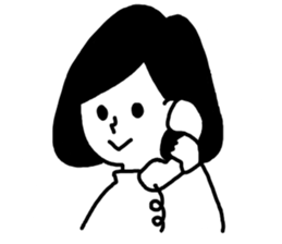 Simple BOY and GIRL Sticker. sticker #14453615