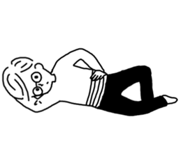 Simple BOY and GIRL Sticker. sticker #14453618