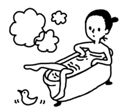 Simple BOY and GIRL Sticker. sticker #14453620