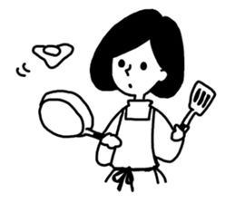 Simple BOY and GIRL Sticker. sticker #14453622