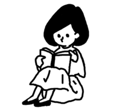 Simple BOY and GIRL Sticker. sticker #14453629