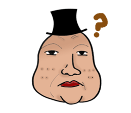 Mr. Black Hat and His Facial Expressions sticker #14454034