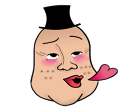 Mr. Black Hat and His Facial Expressions sticker #14454041