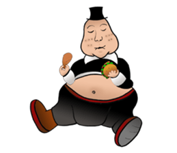 Mr. Black Hat and His Facial Expressions sticker #14454042