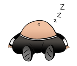 Mr. Black Hat and His Facial Expressions sticker #14454043