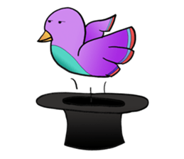 Mr. Black Hat and His Facial Expressions sticker #14454044