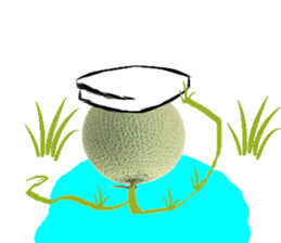 Muskmelon must be sweet sticker #14454666