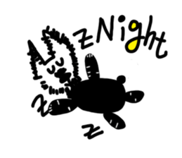 BLACK DOGDOG sticker #14456237