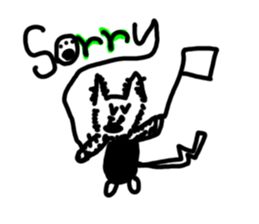 BLACK DOGDOG sticker #14456242